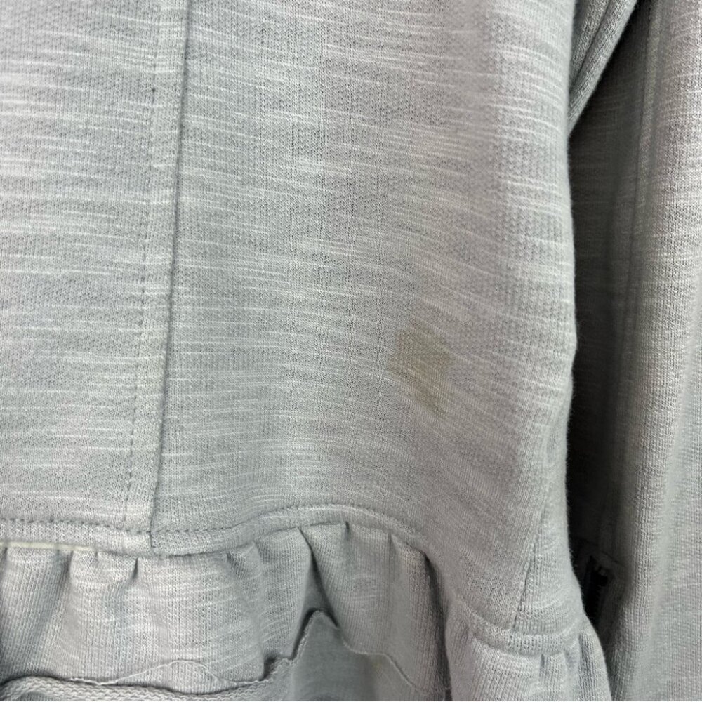 Kensie blazer buttons peplum grey Charcoal Double-Breasted Women's Blazer - Picture 10 of 12